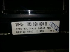 Recambio de cuadro instrumentos para volkswagen sharan (7m6/7m9) 1.9 tdi referencia OEM IAM 7M3920820H  