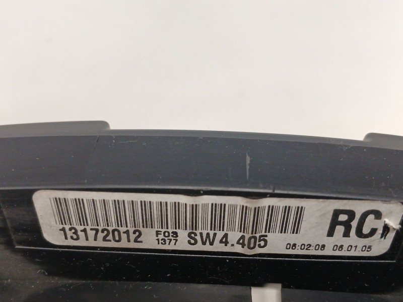 Recambio de cuadro instrumentos para opel astra h ber. cosmo referencia OEM IAM 13172012 SW4405 