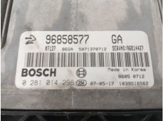 Recambio de centralita motor uce para chevrolet captiva (c100, c140) 2.0 d 4wd referencia OEM IAM 0281014296 96858577 96814427