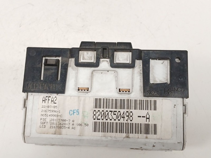 Recambio de no identificado para renault megane ii berlina 5p 1.5 dci diesel referencia OEM IAM 8200350498  