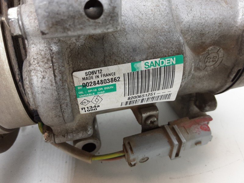 Recambio de compresor aire acondicionado para renault kangoo (f/kc0) luxe privilege referencia OEM IAM 8200651251 1900 