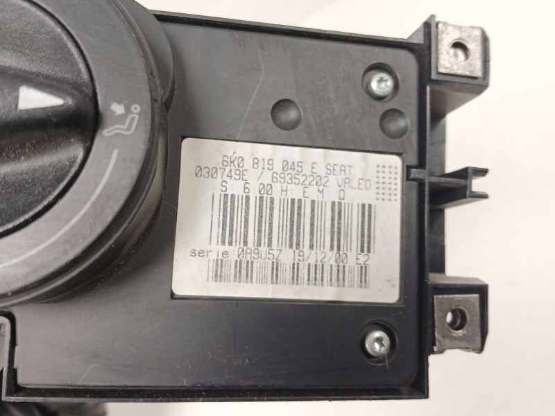 Recambio de mando calefaccion / aire acondicionado para seat ibiza (6k1) 1.4 referencia OEM IAM 6K0819045E 21960 