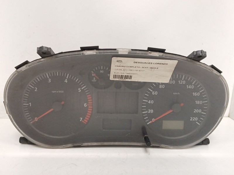 Recambio de cuadro instrumentos para seat ibiza (6k1) 1.4 referencia OEM IAM 6K0920801C 21955 