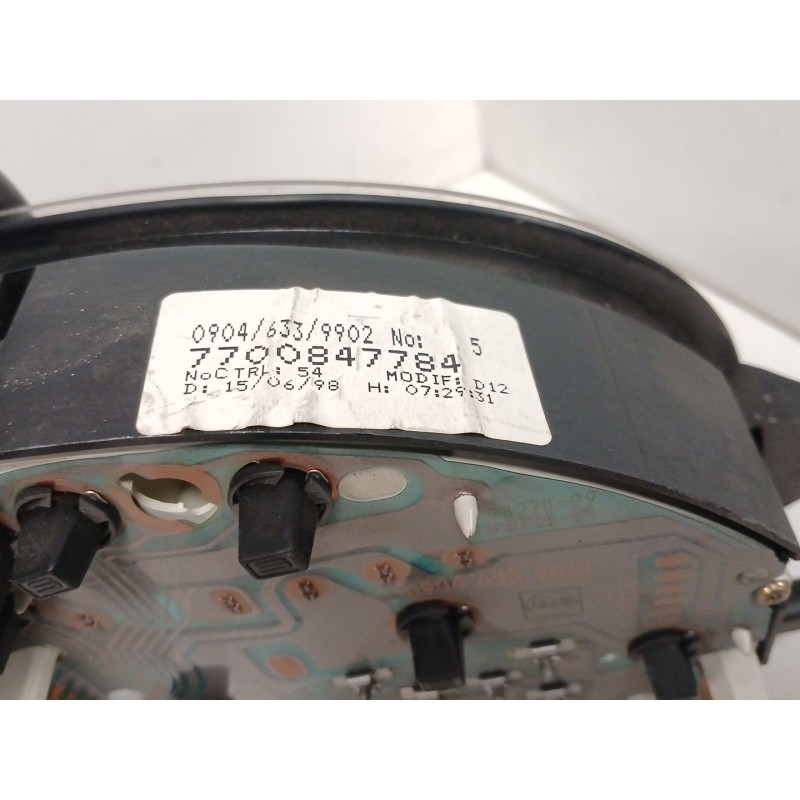 Recambio de cuadro instrumentos para renault megane i classic (la0) 1.9 dti diesel cat referencia OEM IAM 7700847784  