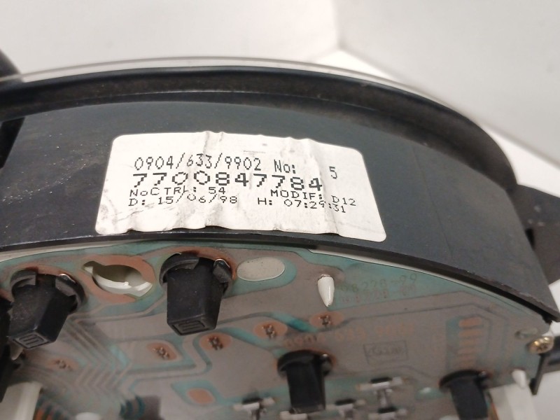 Recambio de cuadro instrumentos para renault megane i classic (la0) 1.9 dti diesel cat referencia OEM IAM 7700847784  