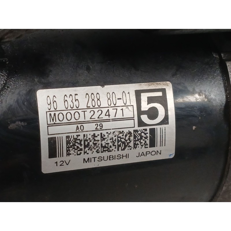 Recambio de motor arranque para citroën c4 grand picasso i (ua_) 1.6 hdi referencia OEM IAM 966352888001 9663528880 