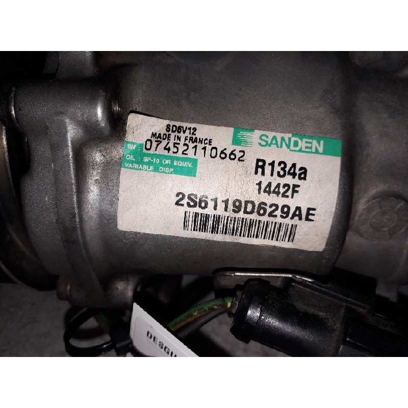 Recambio de compresor aire acondicionado para mazda 2 berlina (dy) 1.6 sportive (74kw) referencia OEM IAM 2S6119D629AE 1442F 