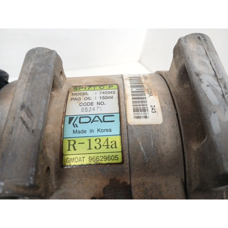 Recambio de compresor aire acondicionado para chevrolet captiva (c100, c140) 2.0 d 4wd referencia OEM IAM   