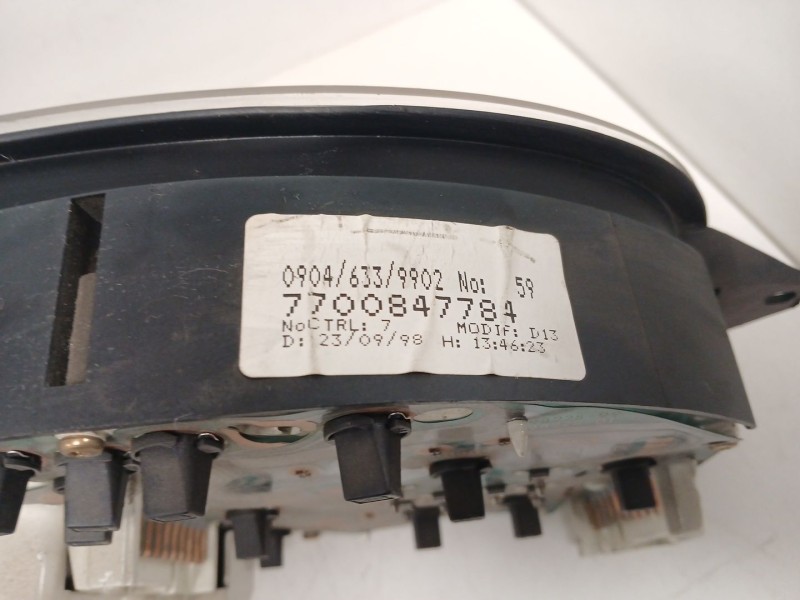 Recambio de cuadro instrumentos para renault megane i scenic (ja0) 1.9 diesel referencia OEM IAM 7700847784  
