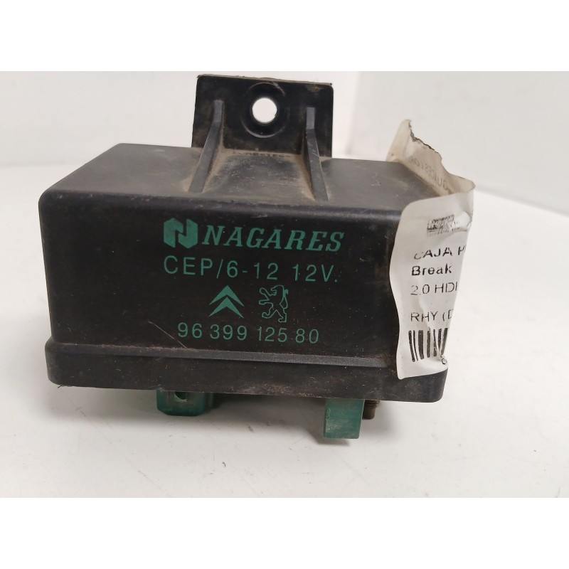 Recambio de caja precalentamiento para citroën xsara break 2.0 hdi cat (rhy / dw10td) referencia OEM IAM 9639912580  