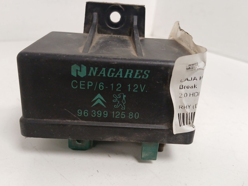Recambio de caja precalentamiento para citroën xsara break 2.0 hdi cat (rhy / dw10td) referencia OEM IAM 9639912580  
