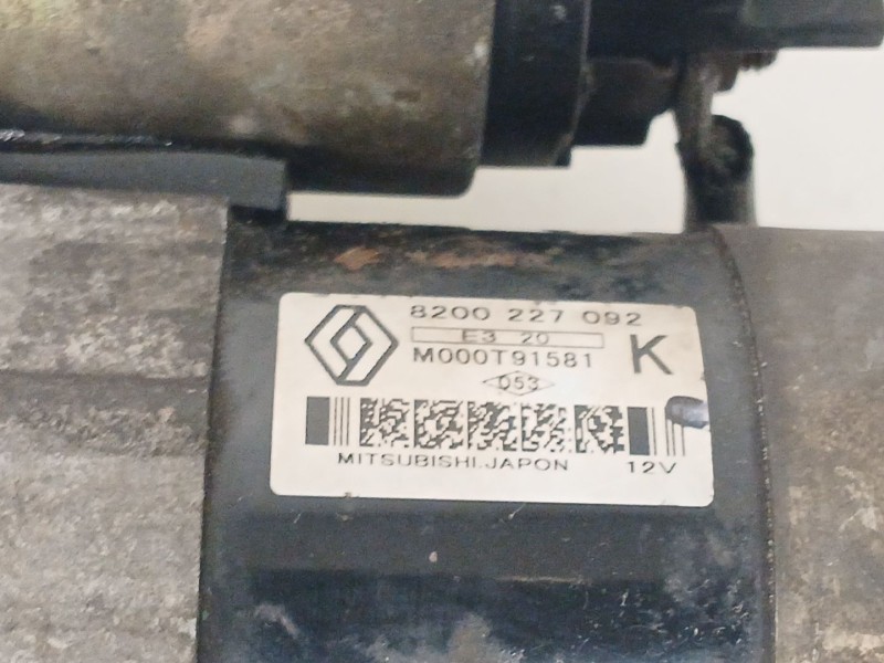 Recambio de motor arranque para renault kangoo (kc0/1_) 1.5 dci (kc08, kc09) referencia OEM IAM 8200227092  