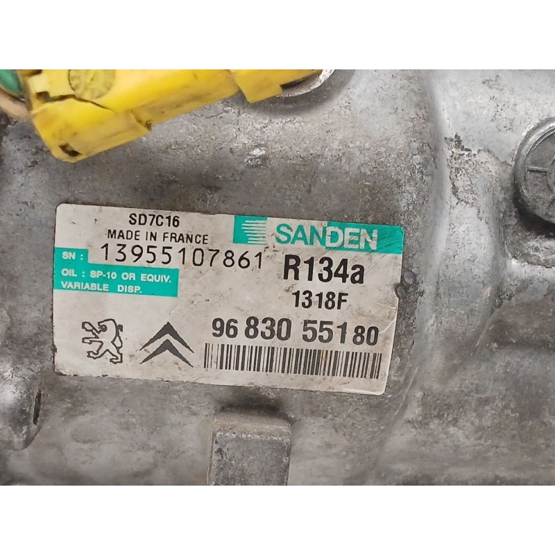 Recambio de compresor aire acondicionado para peugeot 407 sw (6e_, 6d_) 2.0 hdi 135 referencia OEM IAM 9683055180 1318F 