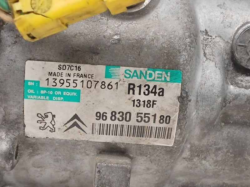 Recambio de compresor aire acondicionado para peugeot 407 sw (6e_, 6d_) 2.0 hdi 135 referencia OEM IAM 9683055180 1318F 