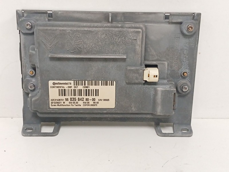 Recambio de sistema audio / radio cd para peugeot 208 i (ca_, cc_) 1.4 hdi referencia OEM IAM 9803584280  