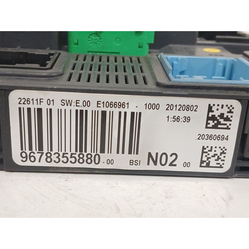 Recambio de caja reles / fusibles para peugeot 208 i (ca_, cc_) 1.4 hdi referencia OEM IAM 9678355880 BSIN02 