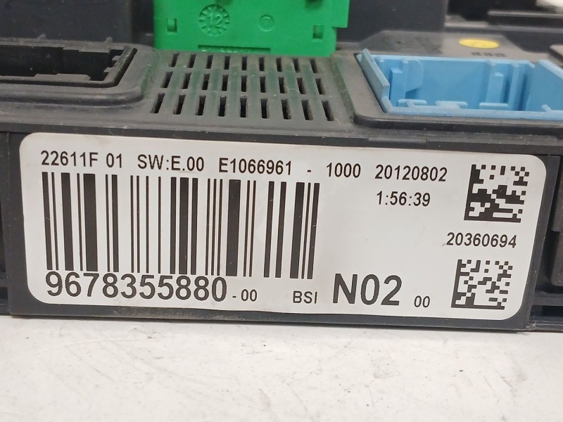 Recambio de caja reles / fusibles para peugeot 208 i (ca_, cc_) 1.4 hdi referencia OEM IAM 9678355880 BSIN02 