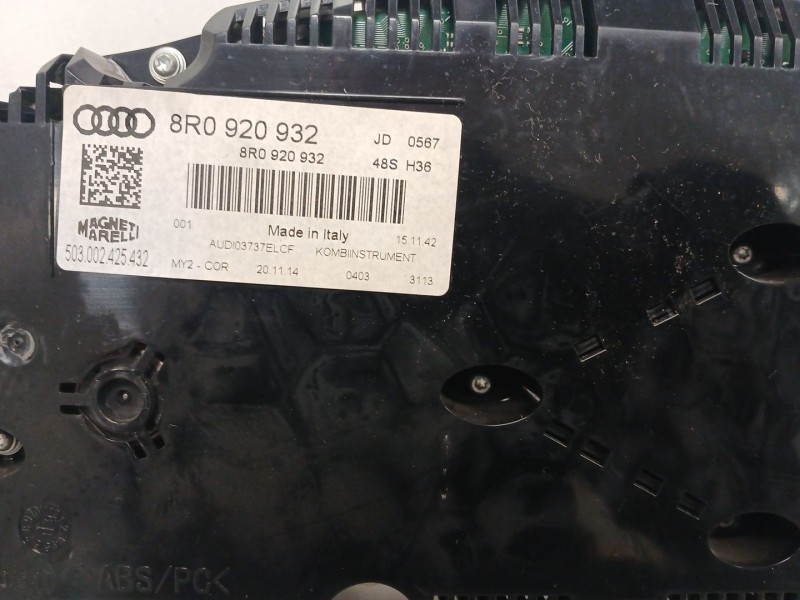 Recambio de cuadro instrumentos para audi q5 (8rb) 2.0 tdi quattro referencia OEM IAM   