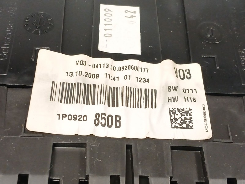 Recambio de cuadro instrumentos para seat leon (1p1) 1.4 tsi referencia OEM IAM 1P0920850B  