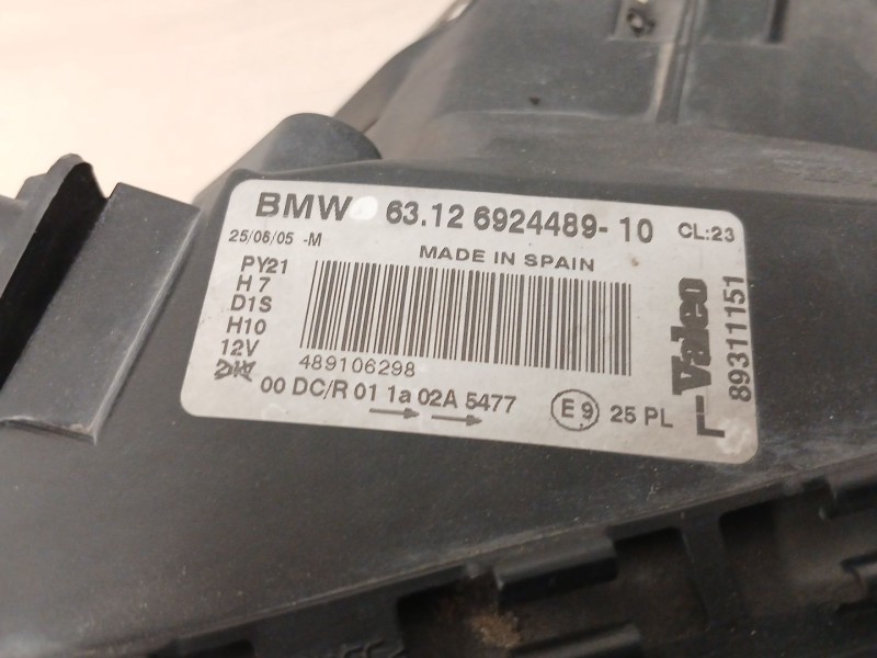 Recambio de faro izquierdo para bmw 1 (e87) 118 d referencia OEM IAM 89311151  