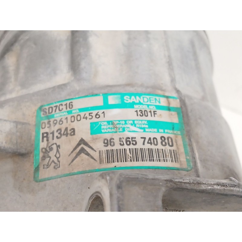 Recambio de compresor aire acondicionado para citroën c5 ii (rc_) 2.0 hdi (rcrhrh) referencia OEM IAM 9656574080 1301F SD7C16