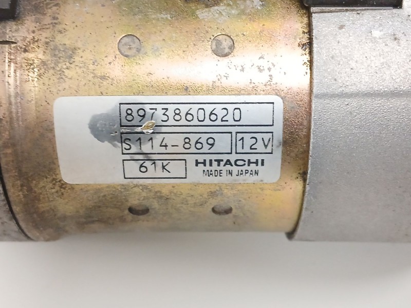 Recambio de motor arranque para opel astra h (a04) 1.7 cdti (l48) referencia OEM IAM 8973860620 S114869 