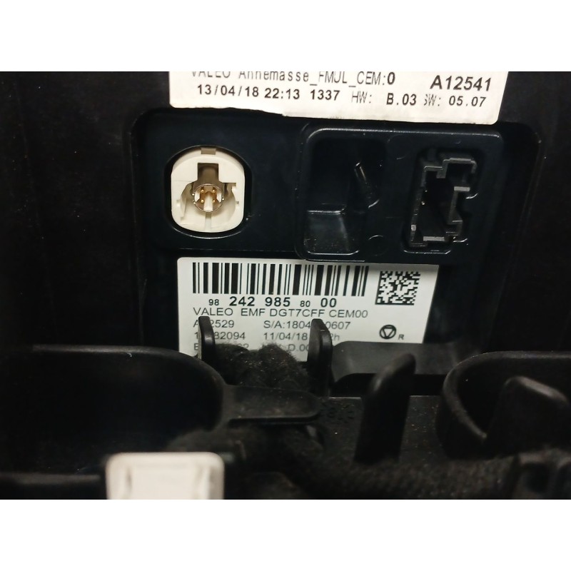 Recambio de pantalla multifuncion para citroën c4 cactus 1.2 thp 110 referencia OEM IAM   