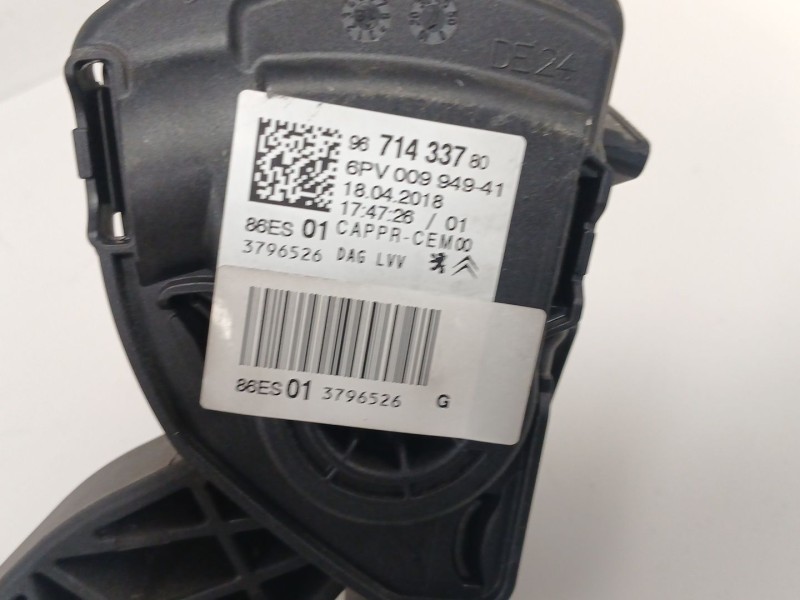 Recambio de pedal acelerador para citroën c4 cactus 1.2 thp 110 referencia OEM IAM 9671433780  