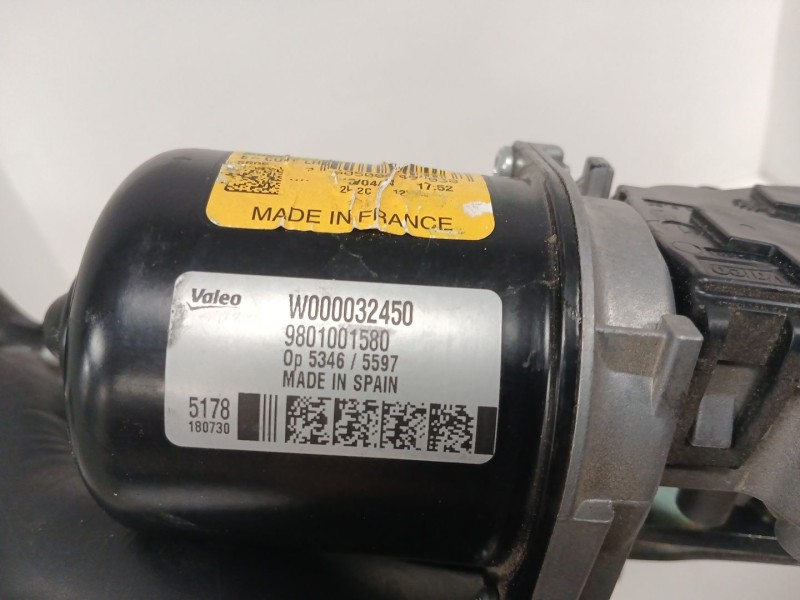 Recambio de motor limpia delantero para citroën c4 cactus 1.2 thp 110 referencia OEM IAM 9801001580  