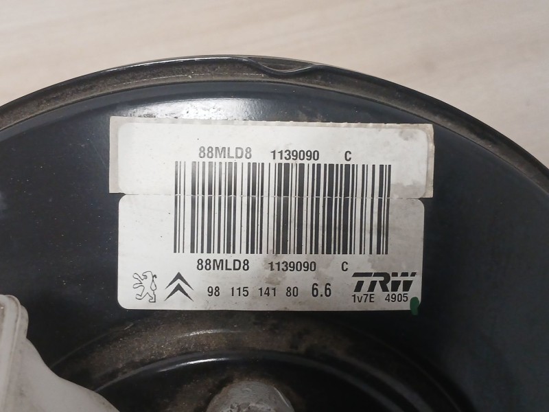 Recambio de servofreno para citroën c4 cactus 1.2 thp 110 referencia OEM IAM 98121514180  