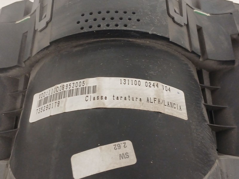 Recambio de cuadro instrumentos para alfa romeo 147 (190) 1.6 16v cat referencia OEM IAM 735290179 19312 VDO 110008953005