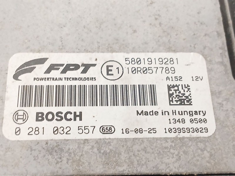 Recambio de centralita motor uce para iveco daily vi furgoneta 33s16, 35s16, 35c16, 40c16, 50c16 referencia OEM IAM 5801919281 0