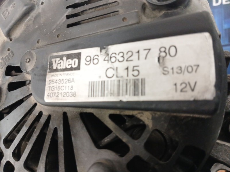 Recambio de alternador para peugeot 207 cc (wd_) 1.6 hdi referencia OEM IAM 9646321780 CL15 TG15C118