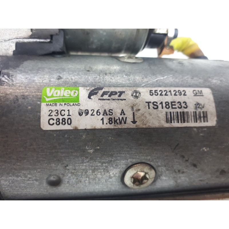 Recambio de motor arranque para opel corsa d color edition referencia OEM IAM 55221292 TS18E33 