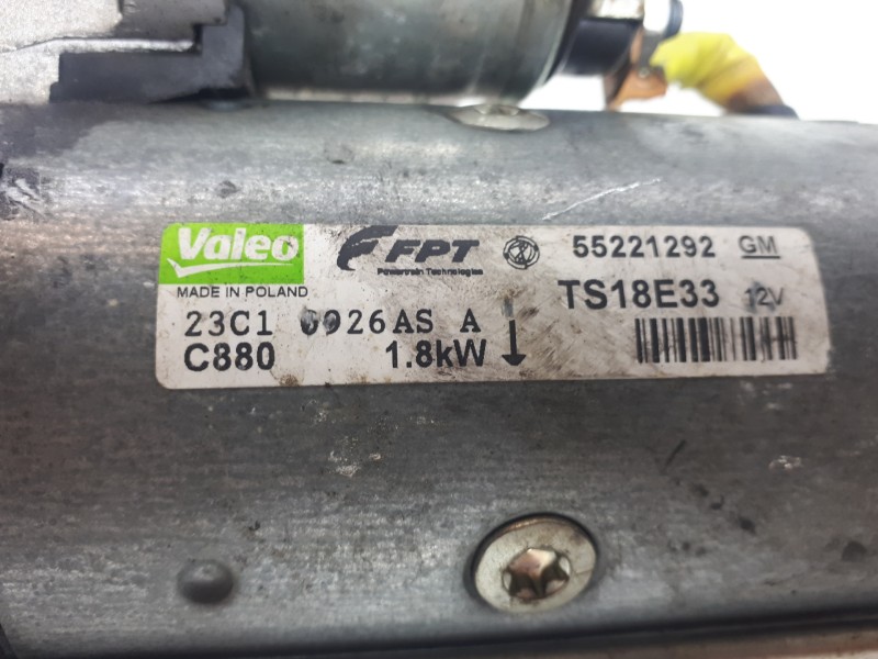 Recambio de motor arranque para opel corsa d color edition referencia OEM IAM 55221292 TS18E33 