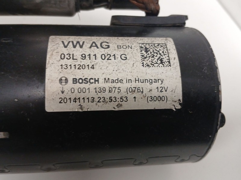 Recambio de motor arranque para audi q5 (8rb) 2.0 tdi quattro referencia OEM IAM 03L911021G 0001139075 