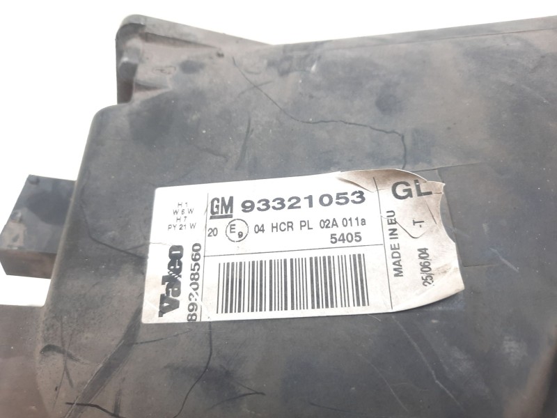 Recambio de faro derecho para opel meriva cosmo referencia OEM IAM 93321053  