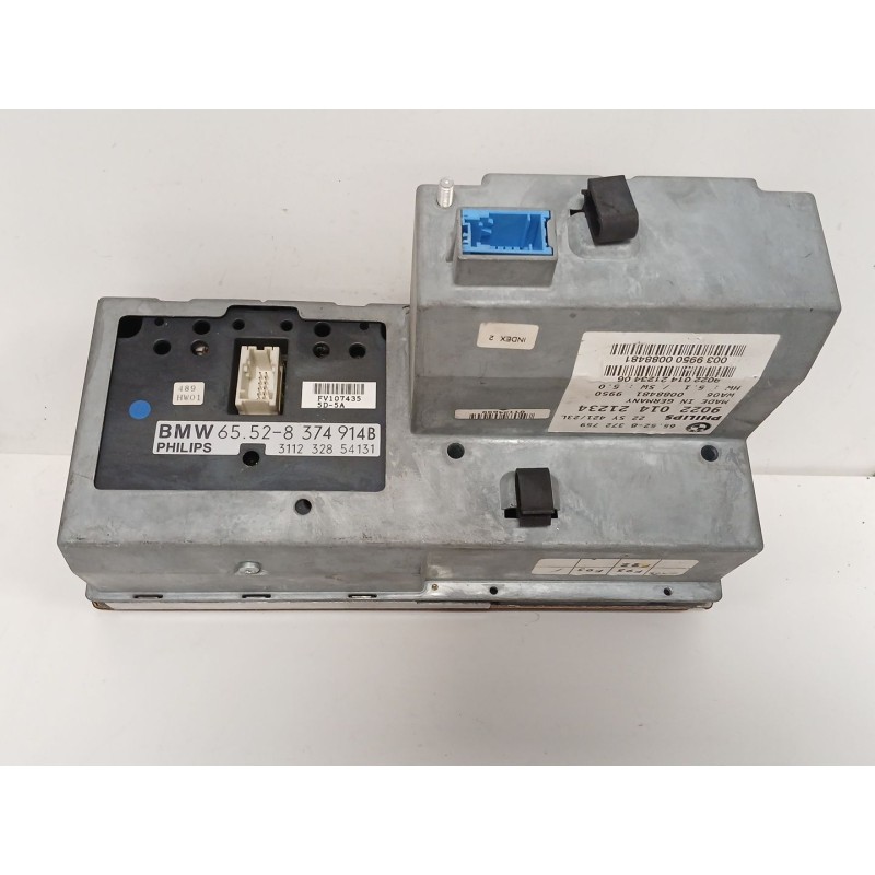 Recambio de sistema audio / radio cd para bmw serie 5 berlina (e39) 3.0 24v turbodiesel cat referencia OEM IAM 65528374914B 9022