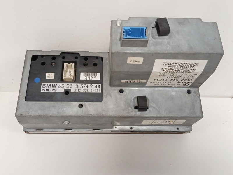 Recambio de sistema audio / radio cd para bmw serie 5 berlina (e39) 3.0 24v turbodiesel cat referencia OEM IAM 65528374914B 9022