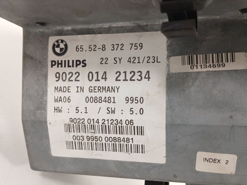 Recambio de sistema audio / radio cd para bmw serie 5 berlina (e39) 3.0 24v turbodiesel cat referencia OEM IAM 65528374914B 9022