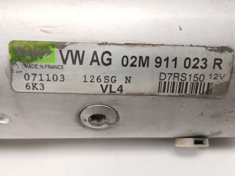 Recambio de motor arranque para seat leon (1m1) 1.9 tdi referencia OEM IAM 02M911023R  