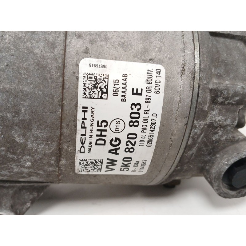 Recambio de compresor aire acondicionado para seat ibiza iv furgón/hatchback (6j1) 1.2 tdi referencia OEM IAM 5K0820803E  