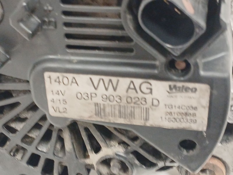 Recambio de alternador para seat ibiza iv furgón/hatchback (6j1) 1.2 tdi referencia OEM IAM 03P903023D  