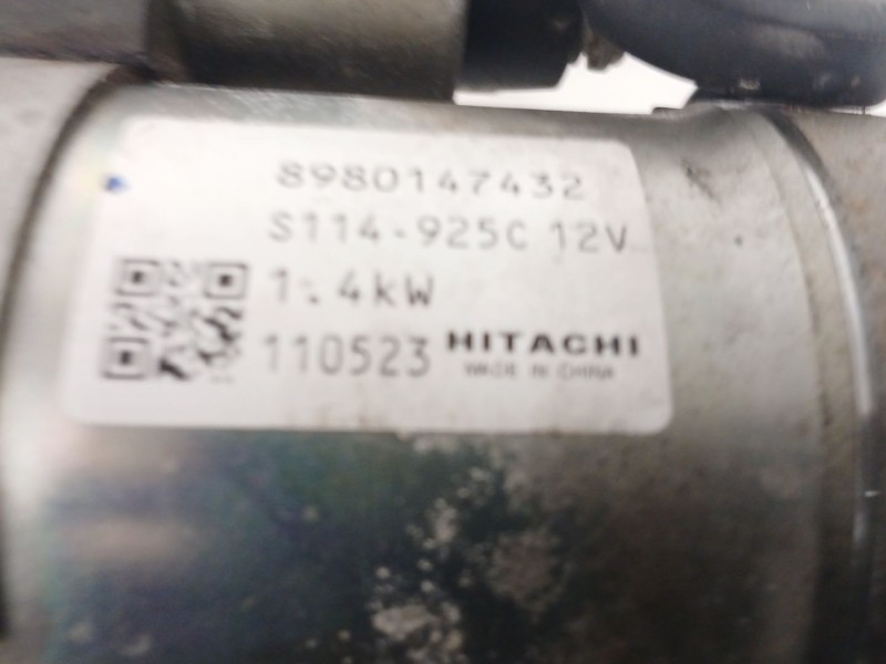 Recambio de motor arranque para opel astra j (p10) 1.7 cdti (68) referencia OEM IAM 8980147432  