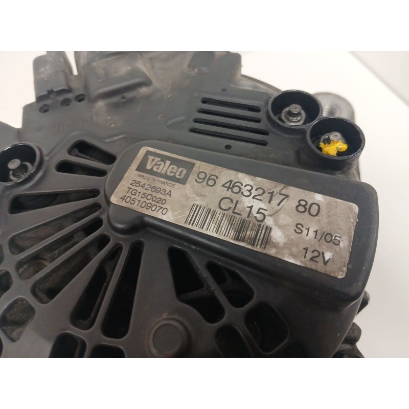 Recambio de alternador para citroën c5 iii (rd_) 1.6 hdi 110 referencia OEM IAM 9646321780 CL15 TG15C020