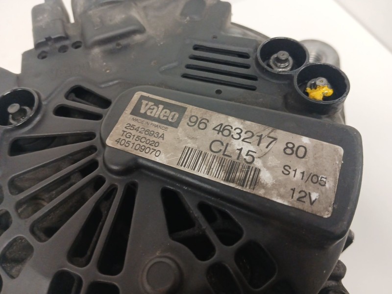 Recambio de alternador para citroën c5 iii (rd_) 1.6 hdi 110 referencia OEM IAM 9646321780 CL15 TG15C020