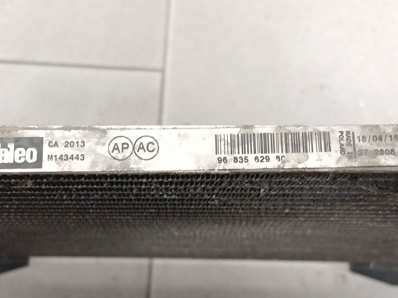 Recambio de condensador / radiador aire acondicionado para citroën c4 cactus 1.2 thp 110 referencia OEM IAM 968356298C  