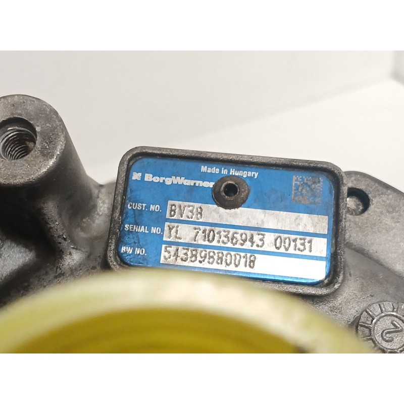 Recambio de turbocompresor para opel vivaro b furgoneta (x82) 1.6 cdti (05) referencia OEM IAM 54399880018 710136943 