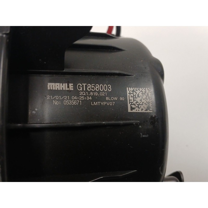 Recambio de motor calefaccion para seat ibiza v (kj1, kjg) 1.6 tdi referencia OEM IAM GT858003 2Q1819021 