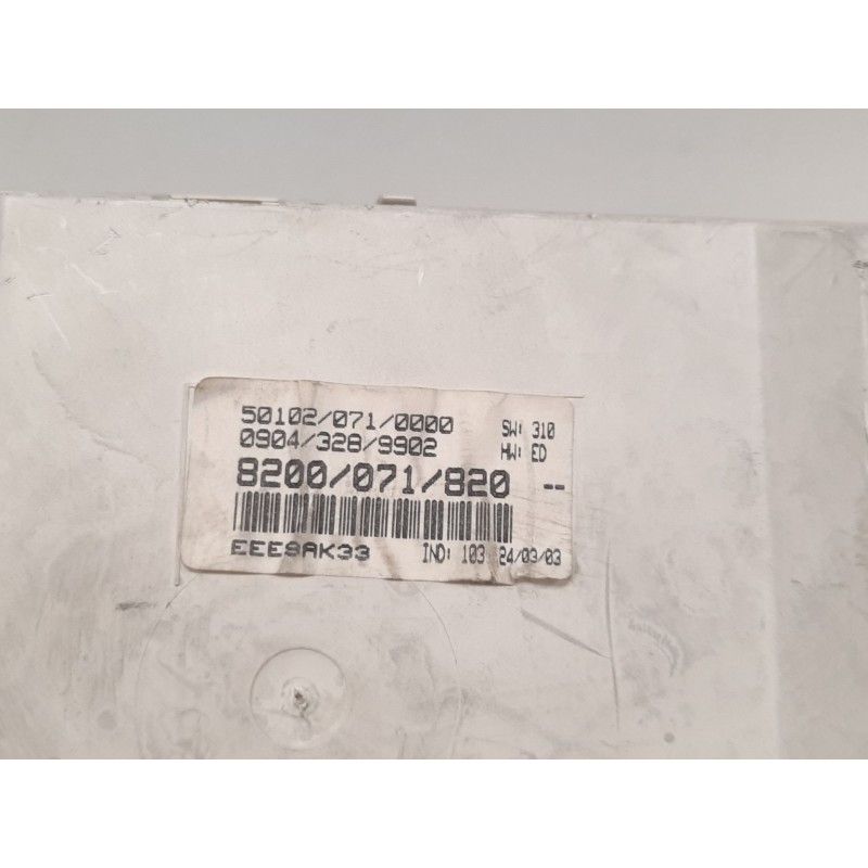 Recambio de cuadro instrumentos para renault scenic rx4 (ja0) 1.9 dci diesel cat referencia OEM IAM 8200071820 30390 